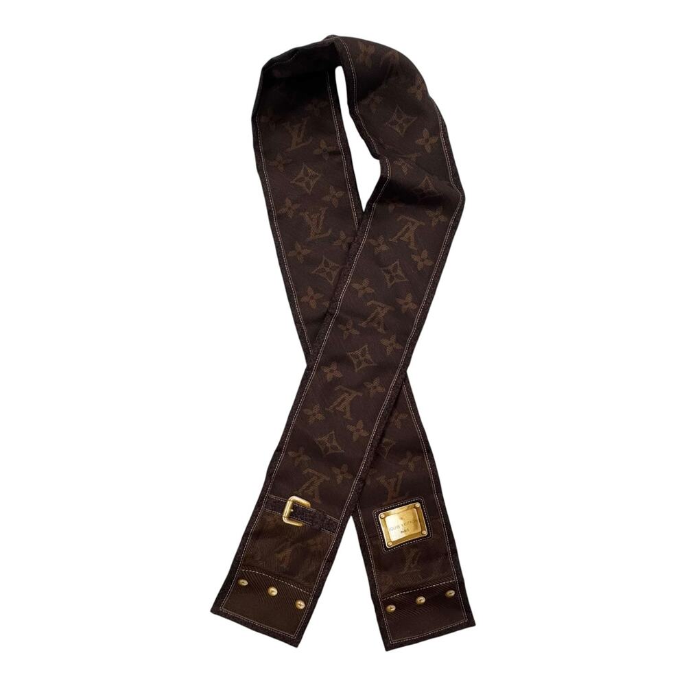 Louis Vuitton Monogram Silk Twilly
